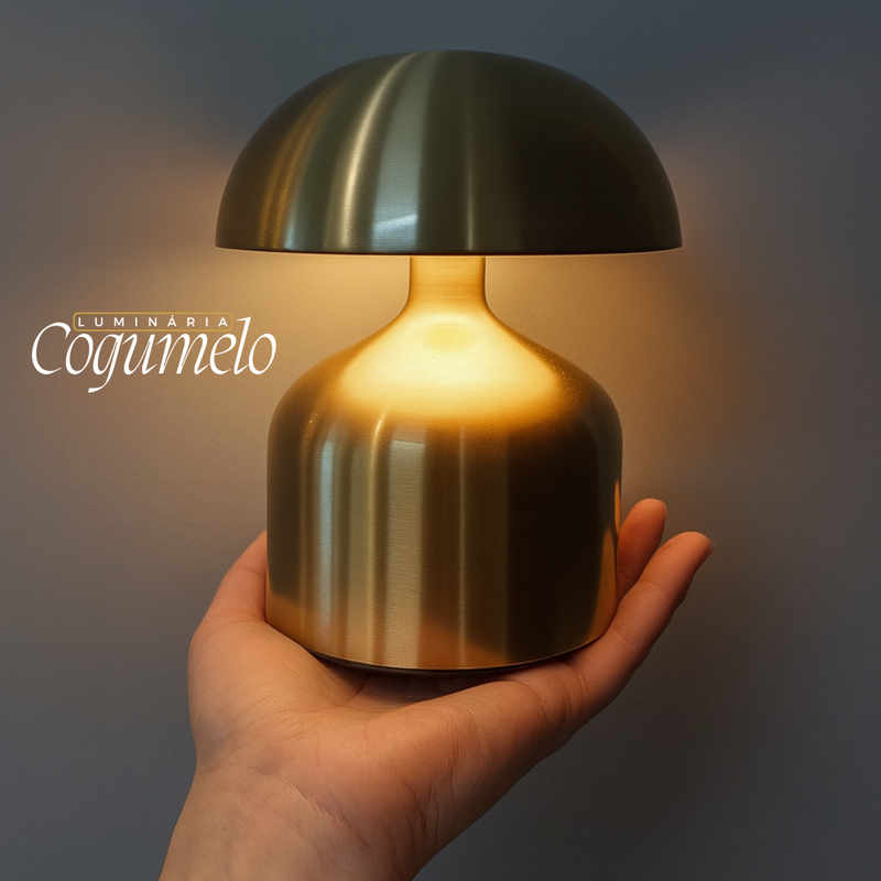 Luminária de mesa Portátil Cogumelo™
