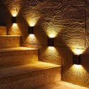 LED Luminária Solar Parede Iluminação Externa