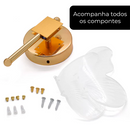 Arandela LED Borboleta Light Dourada