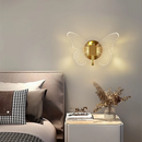 Arandela LED Borboleta Light Dourada