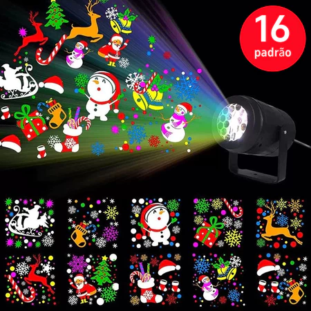 Projetor Natalino LED 3D